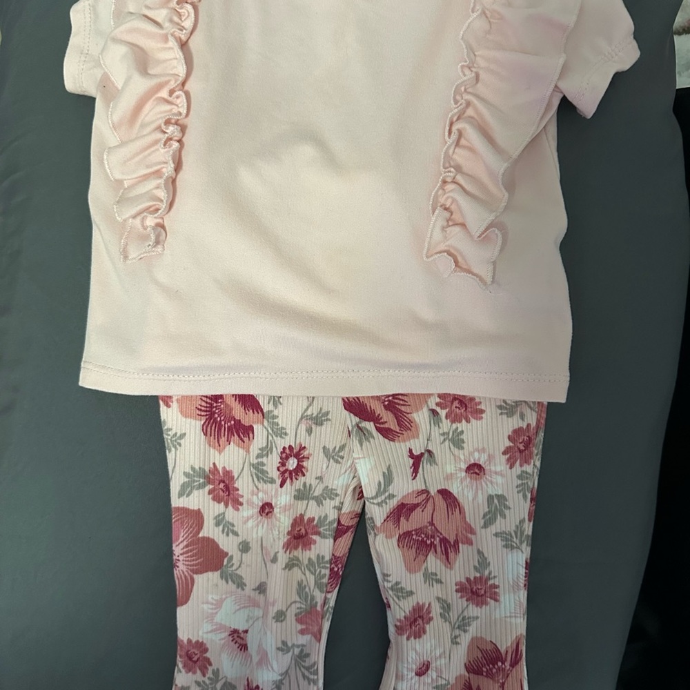 Floral Pink Kids Pajamas